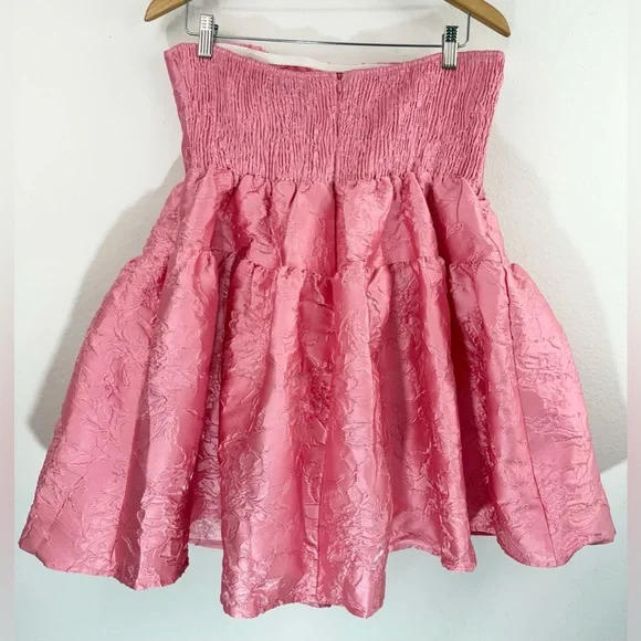 Hello Molly Silhouette of Dreams Strapless Mini Dress Pink Size XL NWT - Picture 6 of 16